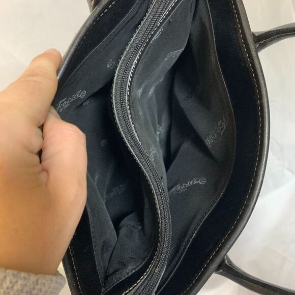 Vintage Fossil Forever Paisley Tapestry Purse Leather Accents Boho Y2K - Picture 12 of 16